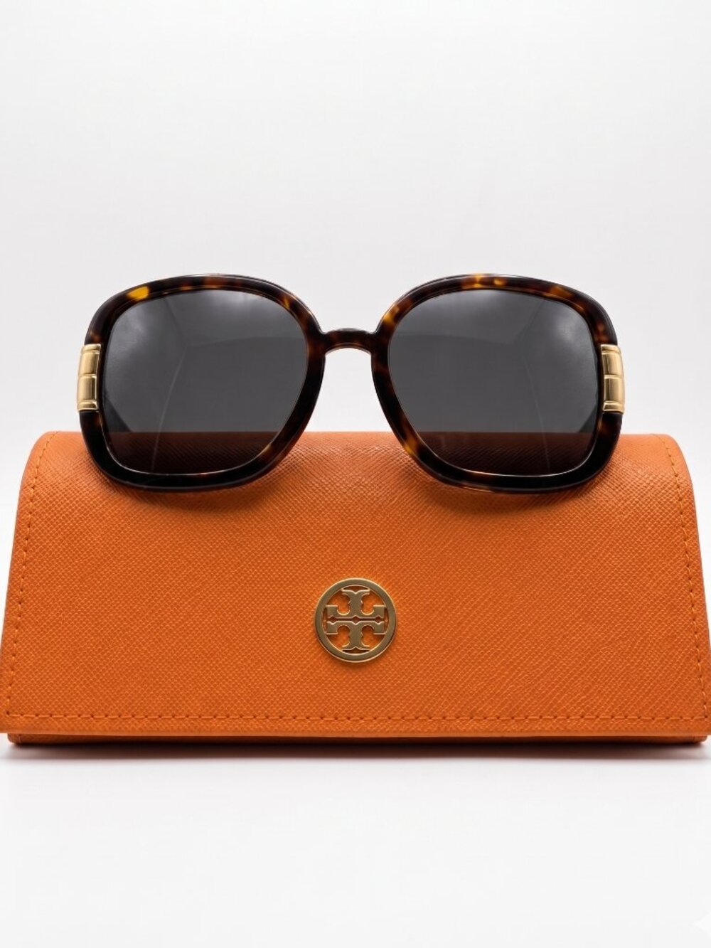 Tory Burch TY 9063U Havana Tortoise Sunglasses - CBK Core / Jackie O Bug-Eye